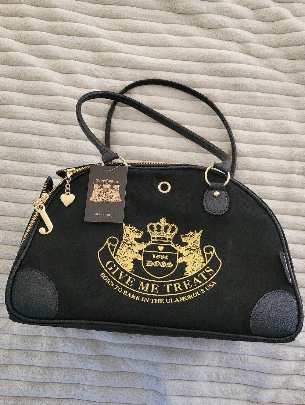 NWT Juicy Couture Dog Carrier Bag